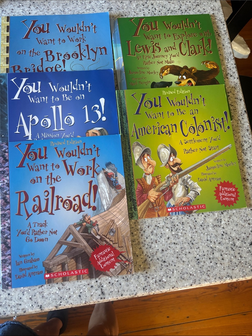 Scholastic Kids”You Wouldn’t Want To Be” Books Set -